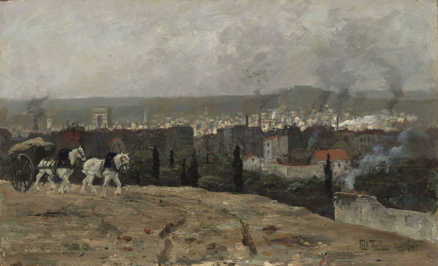 Pariisilainen näkymä - Frits Thaulow