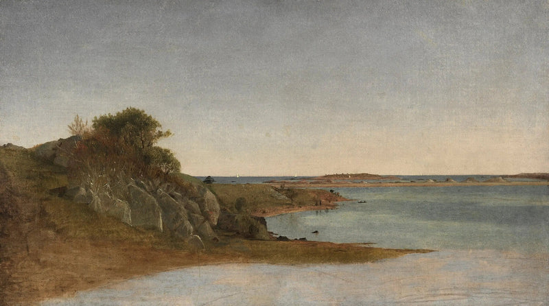Näkymä lähellä Newportia - John Frederick Kensett
