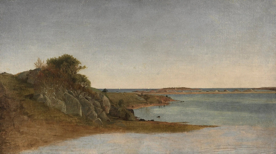Näkymä lähellä Newportia - John Frederick Kensett