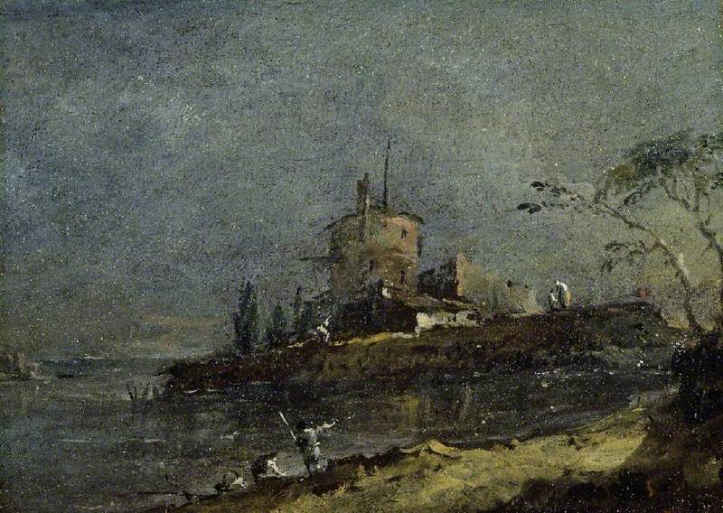 Näkymä Venetsian lähellä - Francesco Guardi