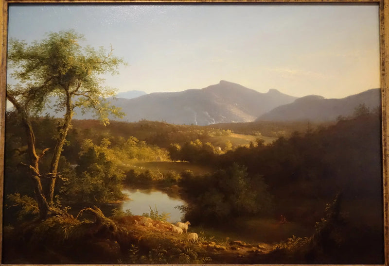 Näkymä lähellä Catskillin kylää - Thomas Cole