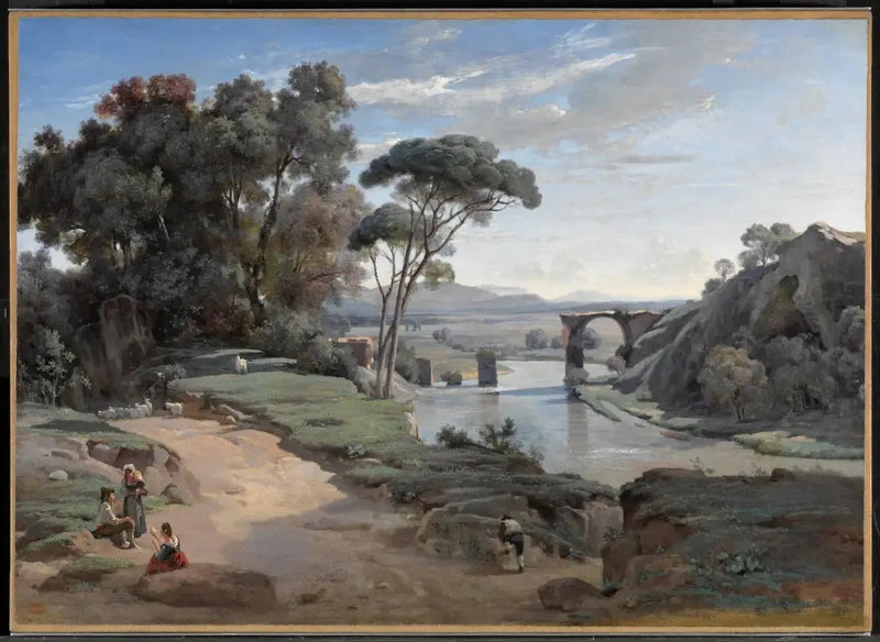Näkymä Narniosta - Jean-Baptiste Camille Corot