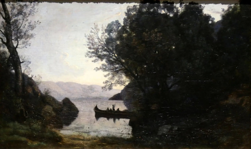 Näkymä Rivan, Italian Tyrolilta - Jean-Baptiste Camille Corot
