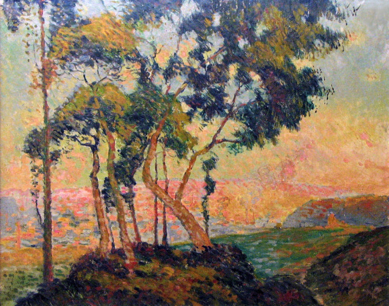 Näkymä Mont-Garganilta auringonlaskun aikaan - Robert Antoine Pinchon