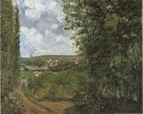 Näkymä Gratte-Coqs-rannalta, Pontoise - Camille Pissarro