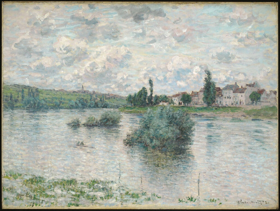 Näkymä Seineen Lavacourt W540 - Claude Monet