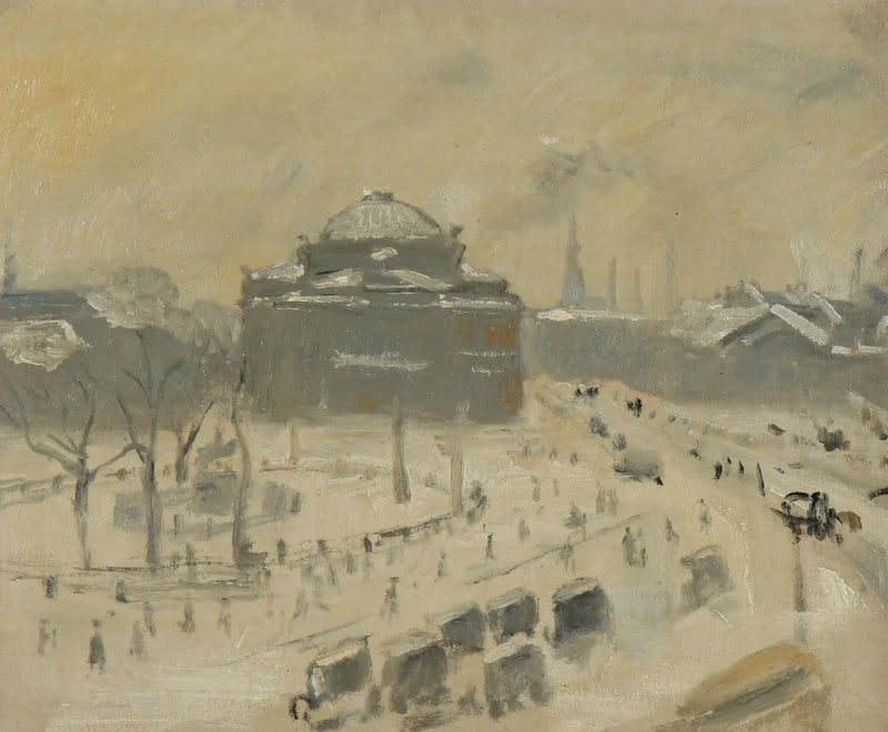 Näkymä Kongens Nytorville, Kööpenhamina. -Michael Peter Ancher