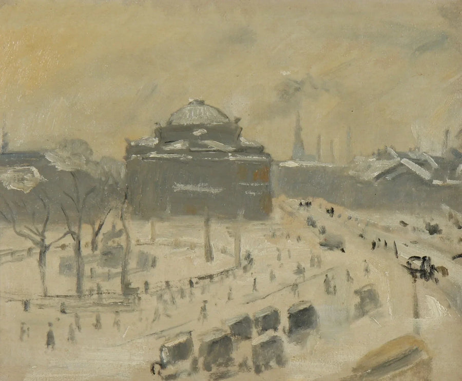 Näkymä Kongens Nytorville, Kööpenhamina. -Michael Peter Ancher