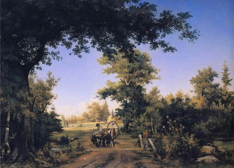 Näkymä Saint-Pétersbourgin esikaupunkialueelle - Ivan Chichkine