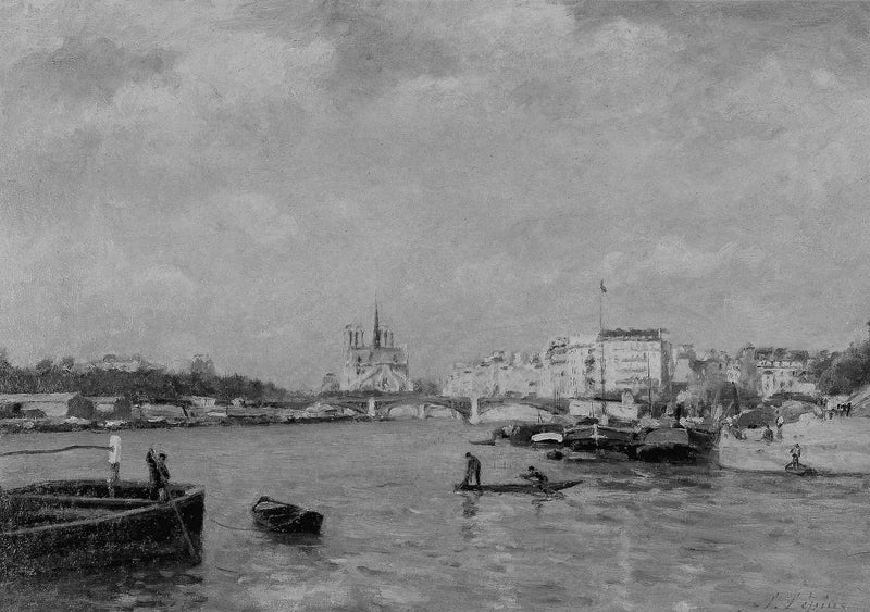 Näkymä Seine-joelle, Pariisi - Stanislas Lépine