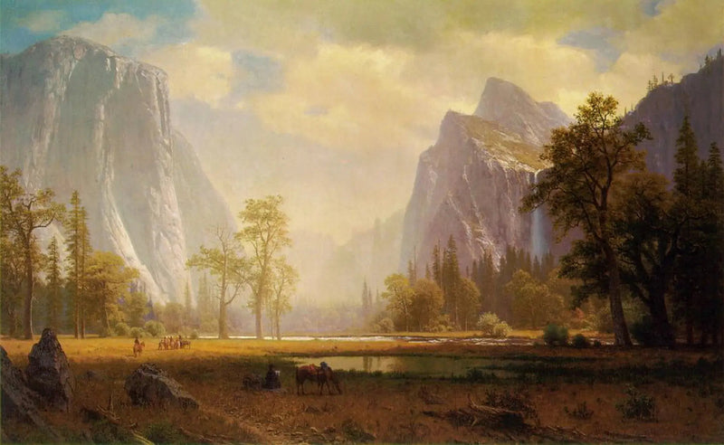 Näkymä Yosemite-laaksoon - Albert Bierstadt