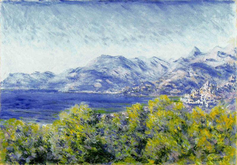 Näkymä Ventimiglia W878 - Claude Monet