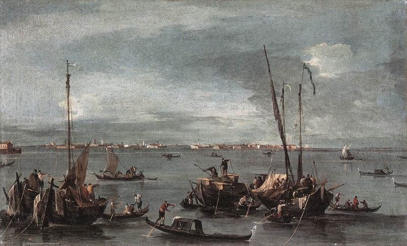 Näkymä Muranoon Fondamente Nuove -kadulta Venetsiassa - Francesco Guardi