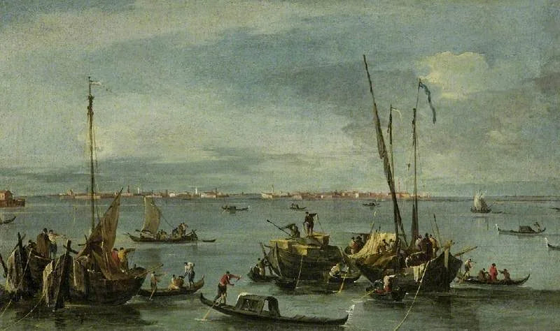 Näkymä Muranoon Fondamente Nuove -kadulta Venetsiassa - Francesco Guardi