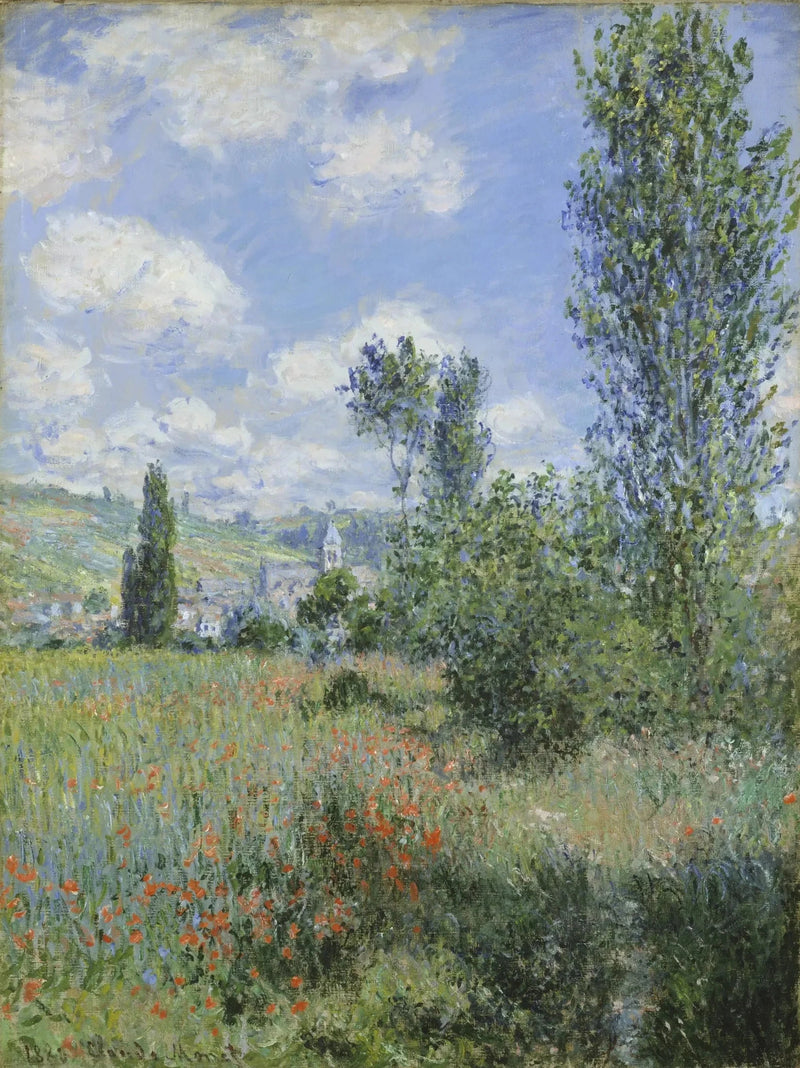 Näkymä Vétheuil W592 - Claude Monet