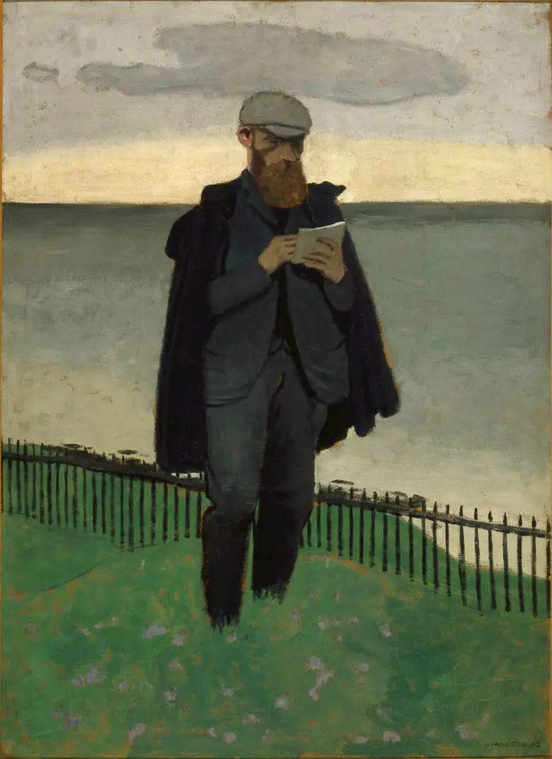 Vuillard piirtämässä Honfleurissa - Félix Vallotton