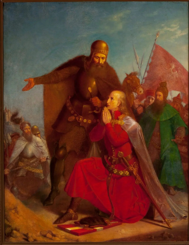 Władysław Jagiełło ja Vytautas ennen Grunwaldiin taistelua - Jan Matejko