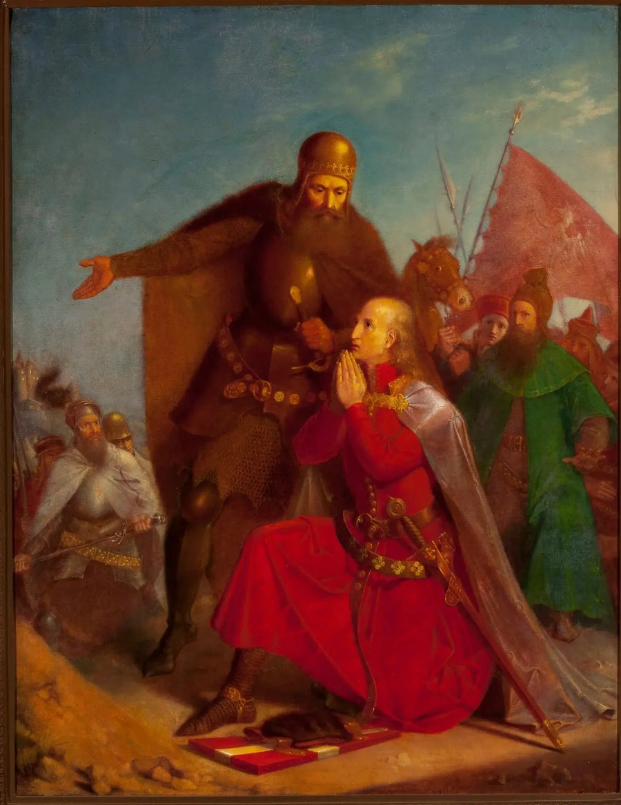 Władysław Jagiełło ja Vytautas ennen Grunwaldiin taistelua - Jan Matejko