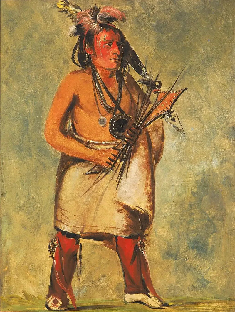 Wa-kon-chásh-kaw, Se joka tulee ukkosen sävelessä - George Catlin