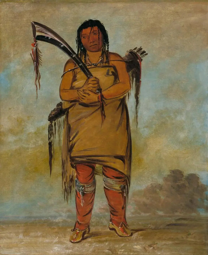 Wáh-chees, rohkea - George Catlin