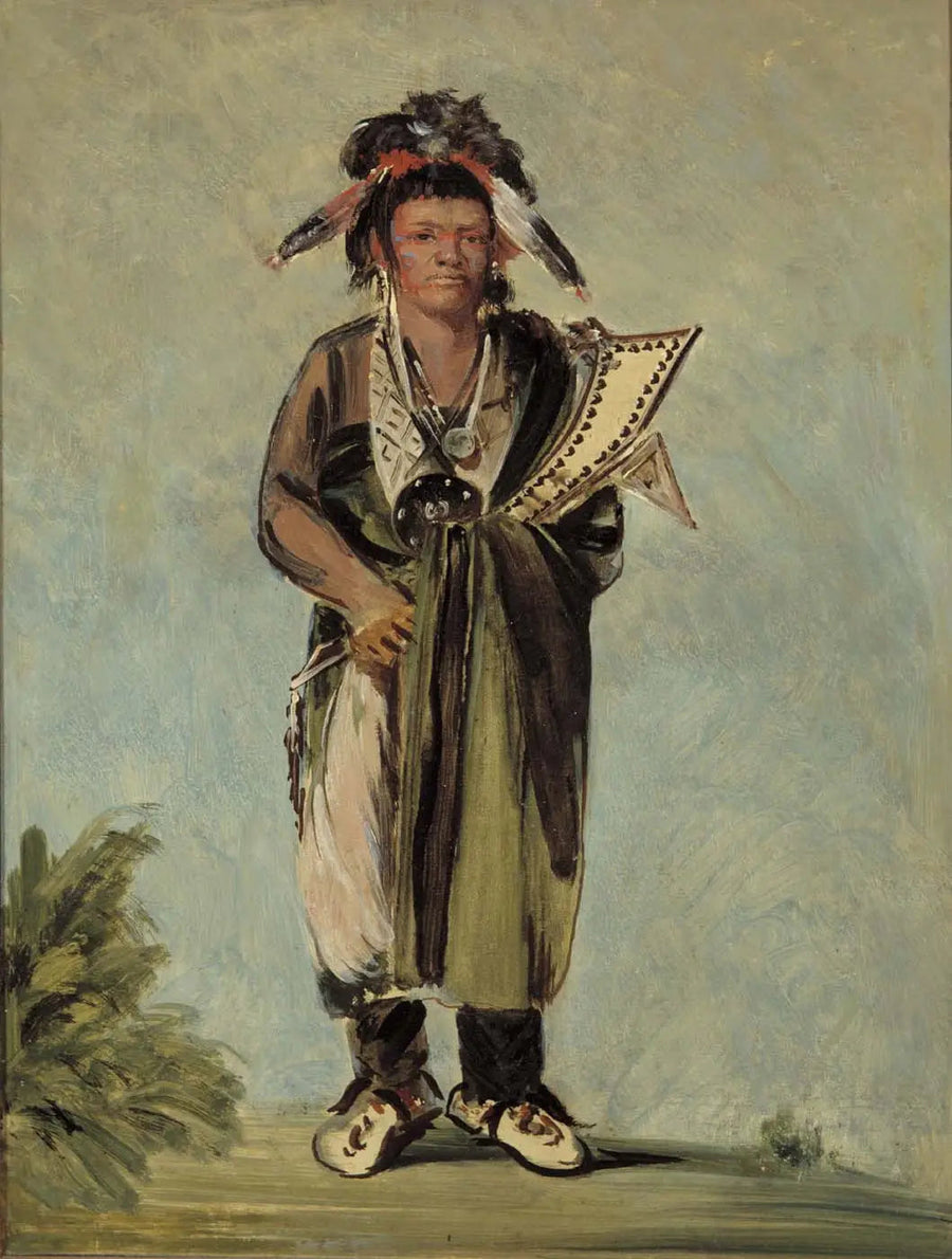 Wah-kón-ze-kaw, Le Serpent - George Catlin