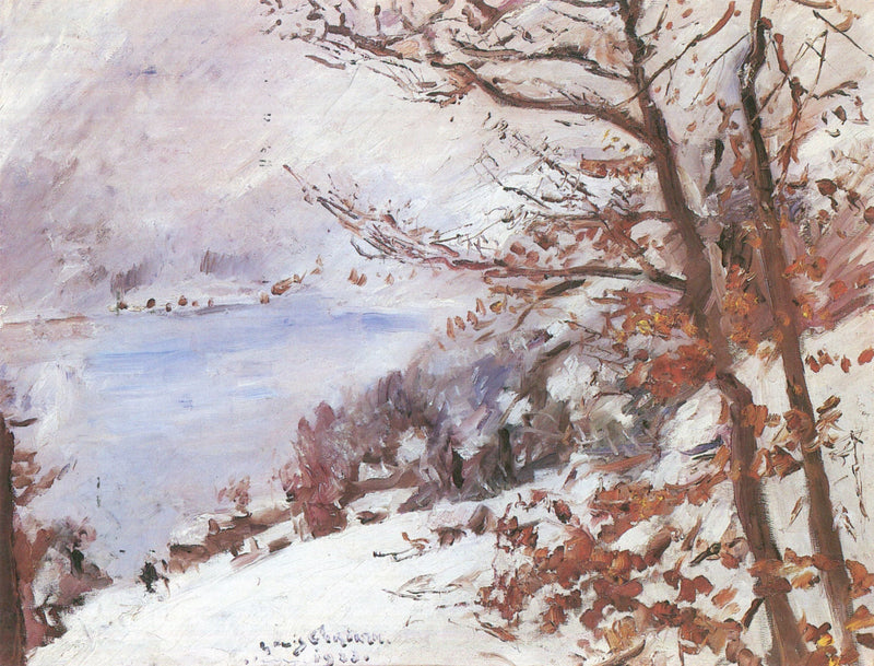 Walchensee talvella - Lovis Corinth