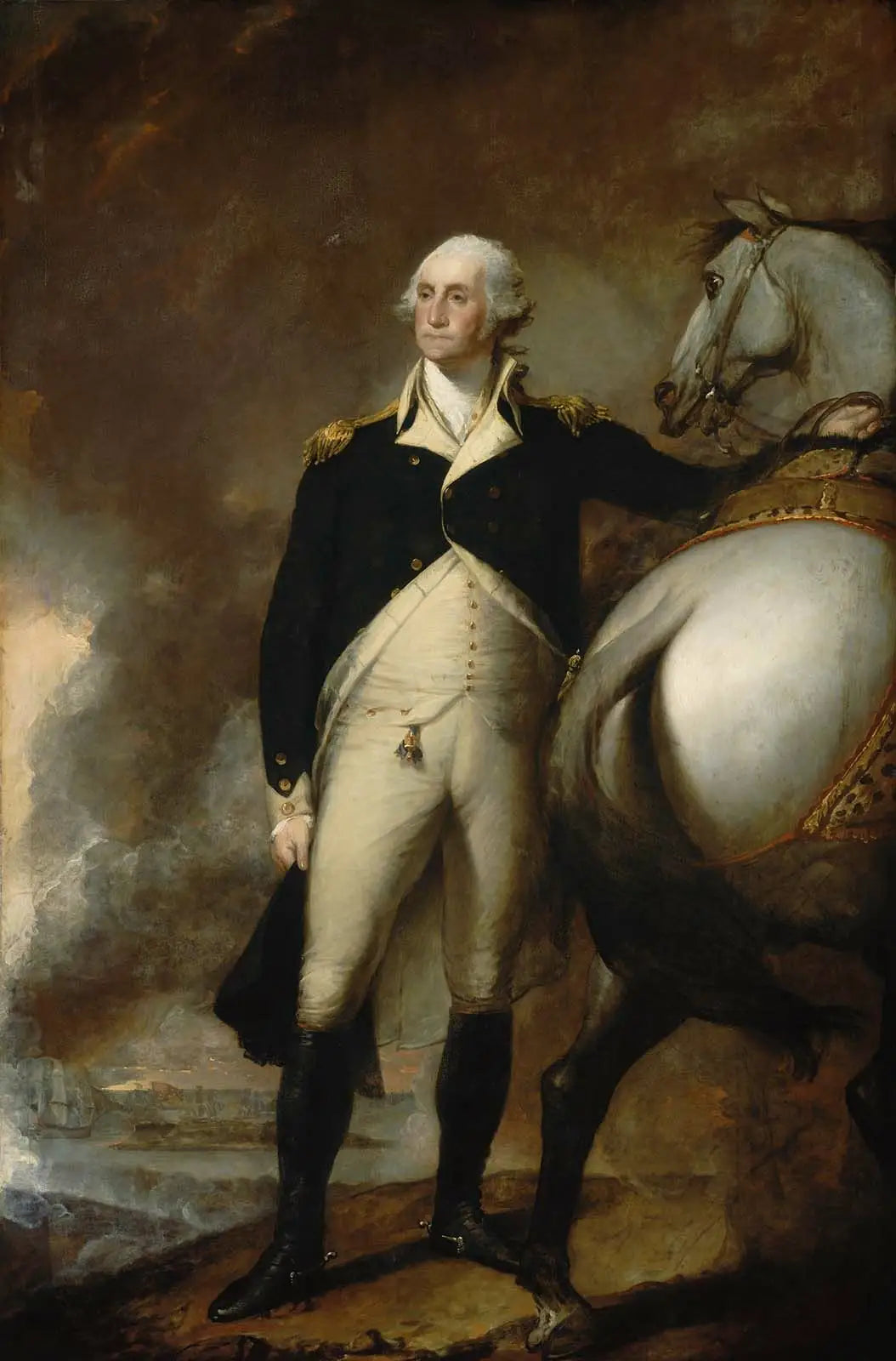 Washington à Dorchester Heights - Gilbert Stuart - Alpha Reproduction