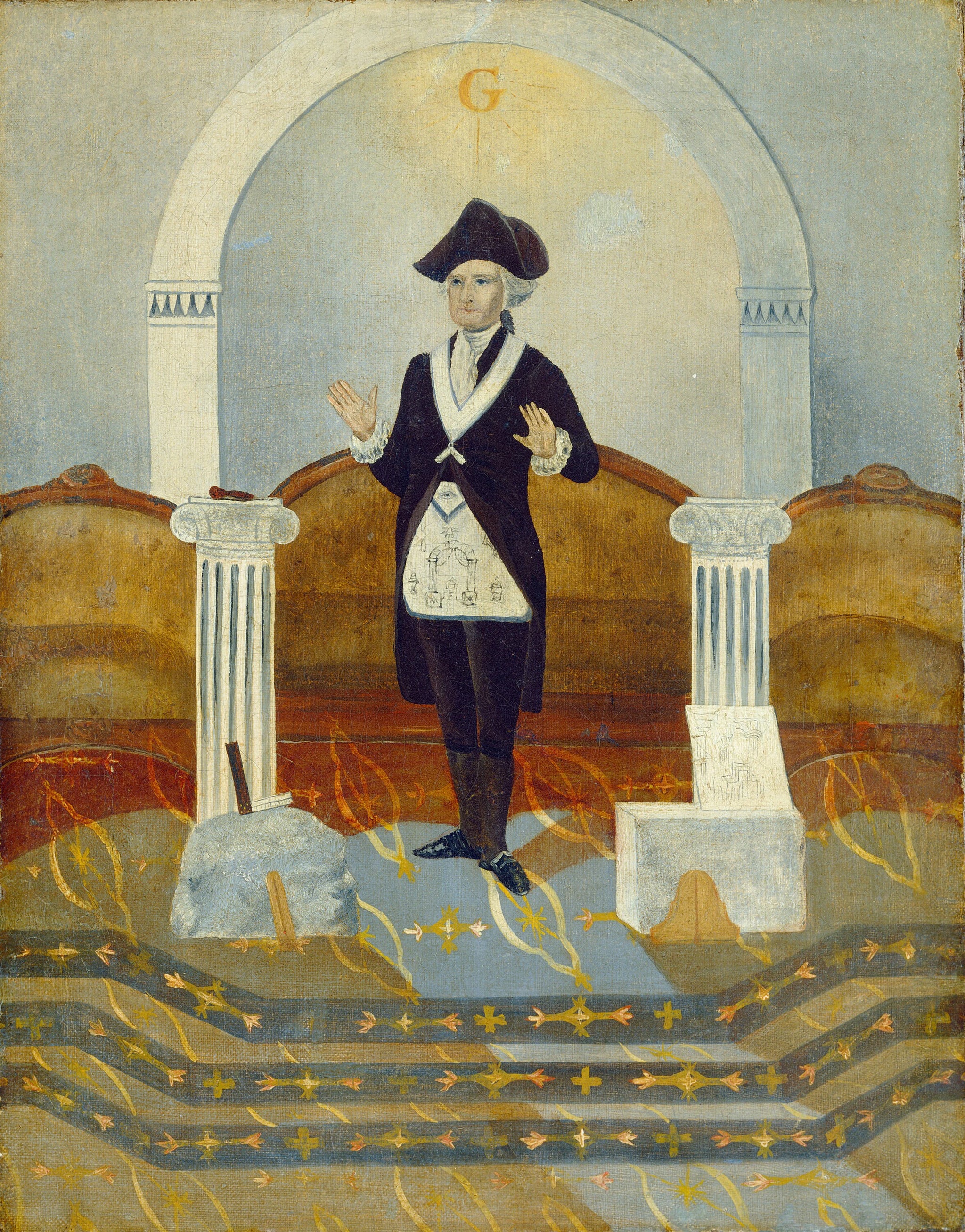 Washington, le maçon - American 19th Century