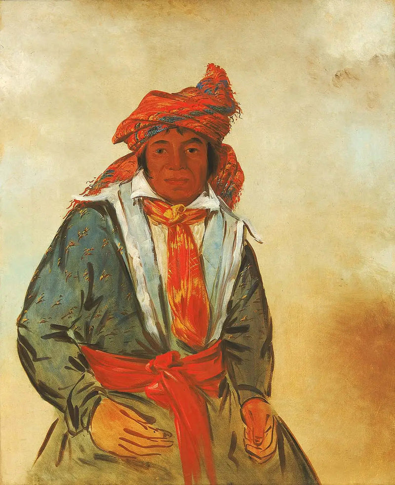 Wat-ál-le-go, rohkea - George Catlin