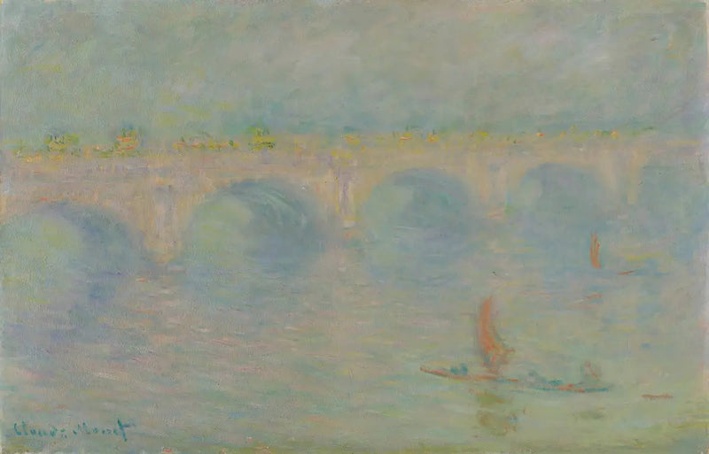 Waterloo-silta, auringonvaloefekti - Claude Monet