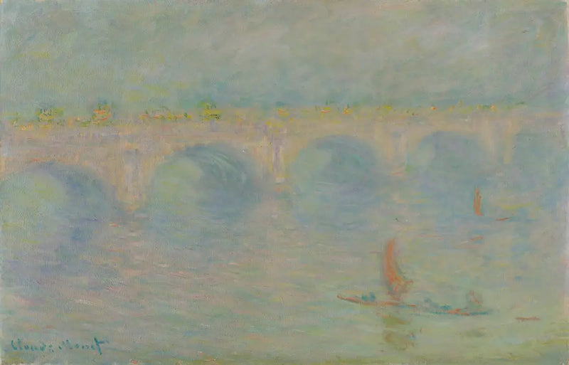 Waterloo-silta, auringonvaloefekti - Claude Monet