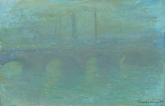 Waterloon silta, hämärässä - Claude Monet