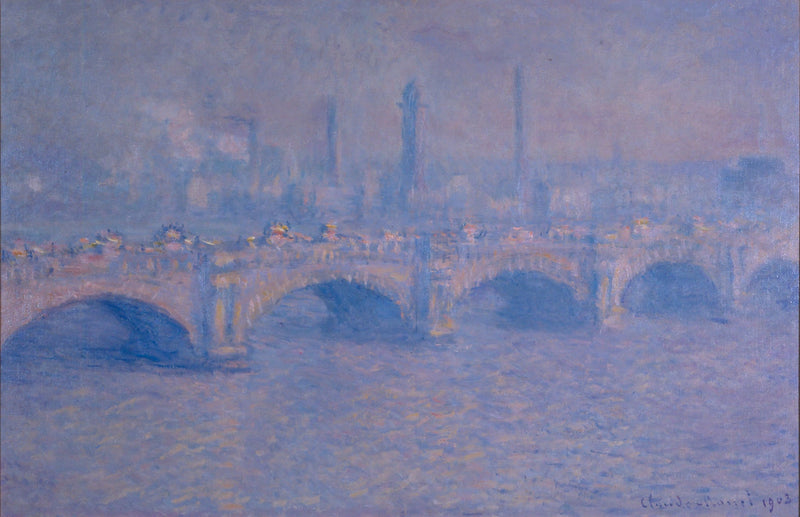 Waterloo Bridge, aurinkotehoste W1587 - Claude Monet