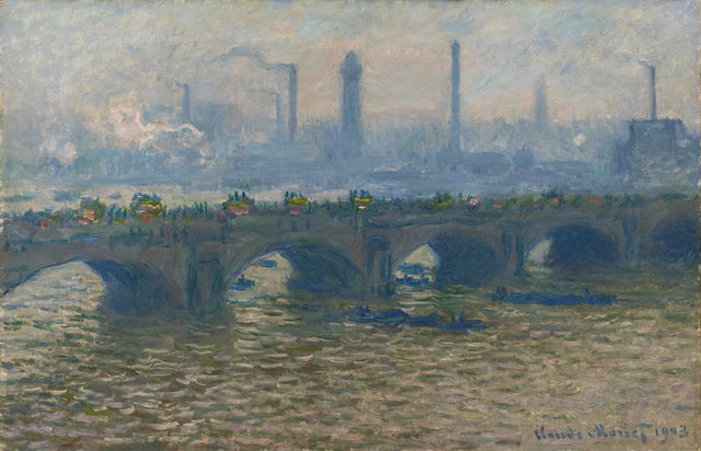 Waterloo Bridge, harmaa sää - Claude Monet