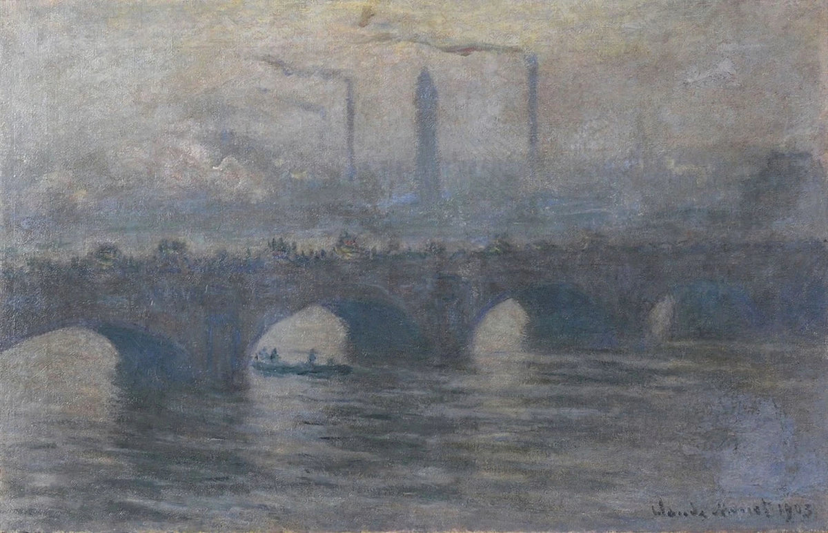 Waterloo Bridge, harmaa sää W1562 - Claude Monet