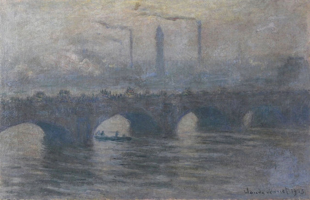 Waterloo Bridge, harmaa sää W1562 - Claude Monet