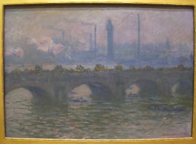 Waterloo Bridge, Worcesterin versio - Claude Monet
