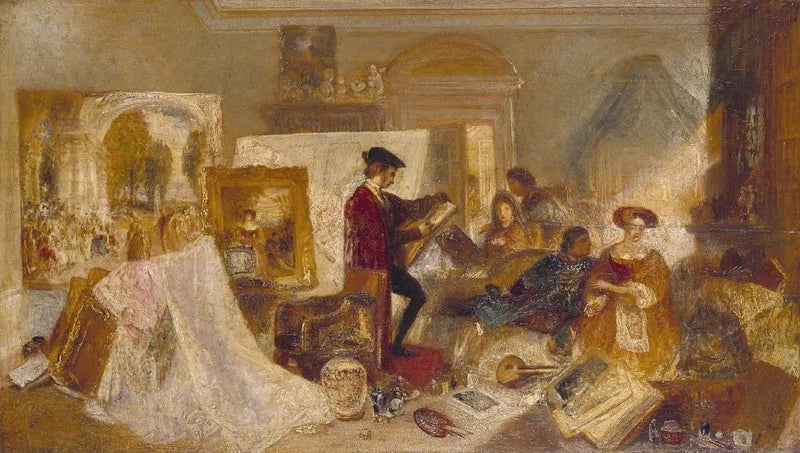 Watteau Tutkimus Fresnoy'n Sääntöjen Mukaan - J. M. W. Turner