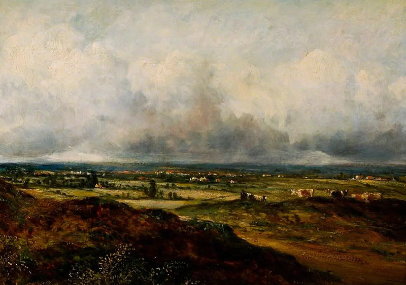 West End Fields ja kohti Harrow, Lontoo - John Constable
