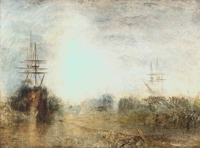 Valaanpyytäjät (Keittokumina) Jäässä Kietoutuneina, Yrittäen Vapautua - J. M. W. Turner