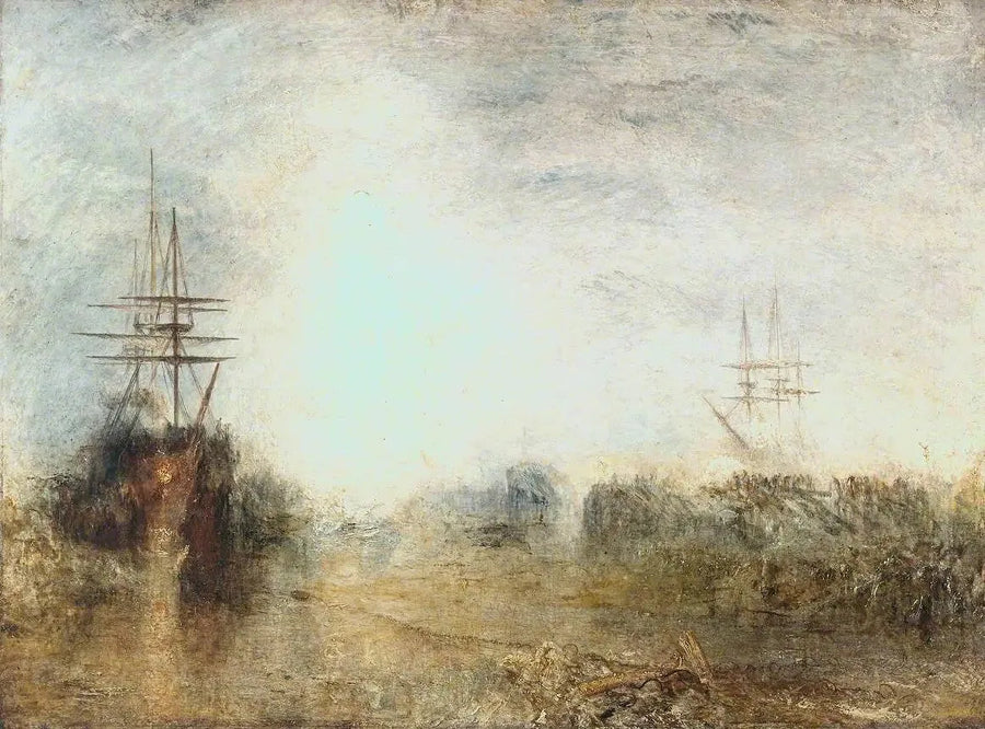 Valaanpyytäjät (Keittokumina) Jäässä Kietoutuneina, Yrittäen Vapautua - J. M. W. Turner