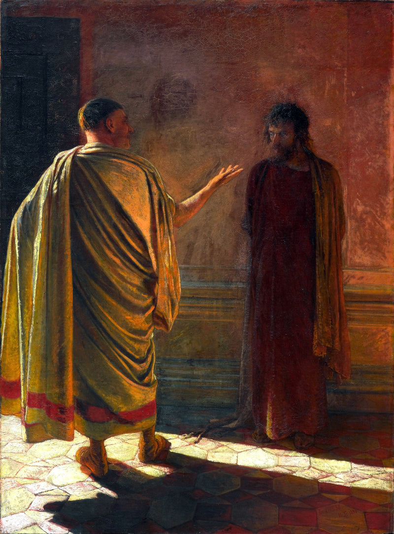 Qu’est-ce que la vérité ? Le Christ et Pilate - Nikolaï Gay