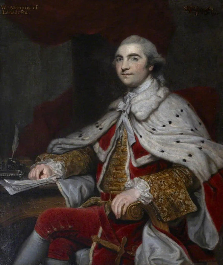 William Petty, 2. herttu of Shelburne, myöhemmin Lansdownen ensimmäinen markiisi (1737-1805) - Joshua Reynolds