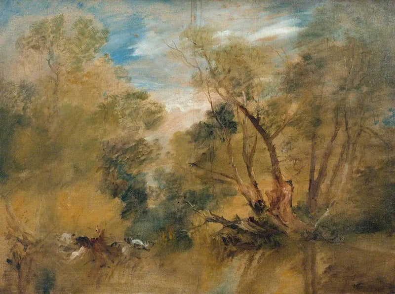 Pajuja puron vieressä - J. M. W. Turner