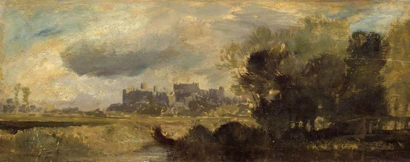 Windsor Castle niityiltä - J. M. W. Turner