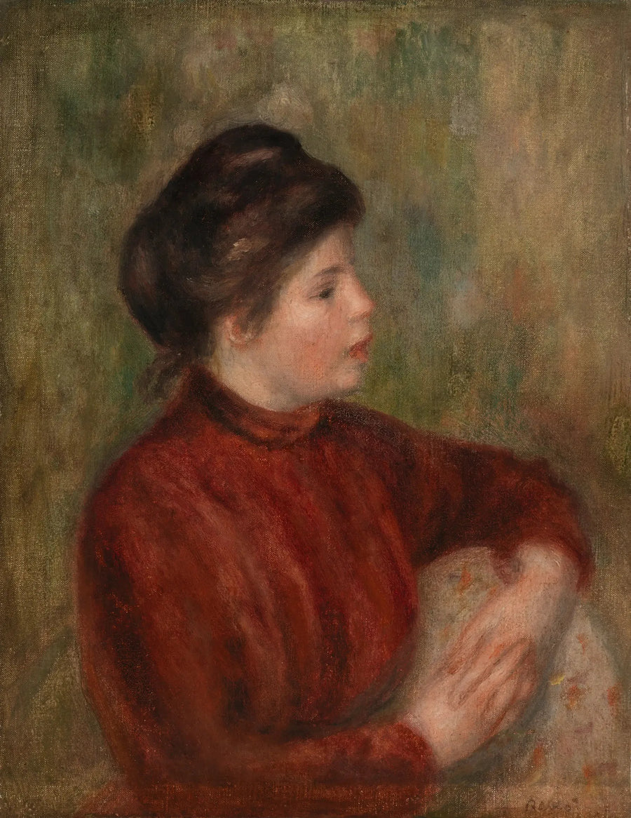 Tuoliin nojautuva nainen - Pierre-Auguste Renoir
