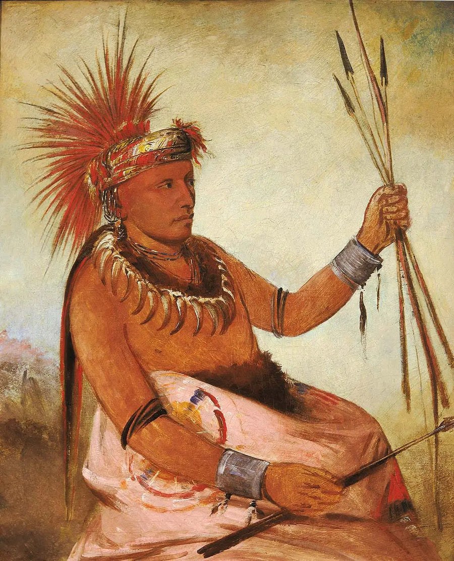 Wos-cóm-mun, mies kiireinen, rohkea - George Catlin