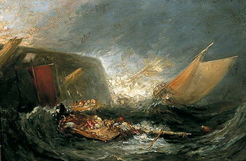 Kuljetusaluksen haaksirikko - J. M. W. Turner