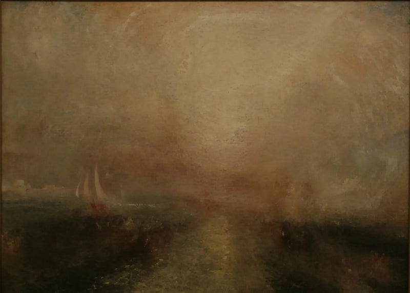 Yachtsa lähestymässä rannikkoa - J. M. W. Turner