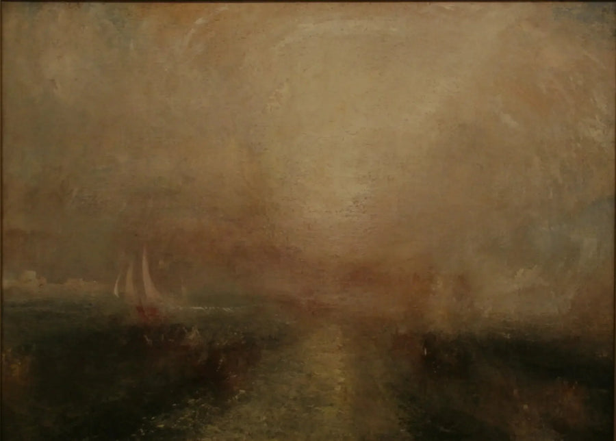 Yachtsa lähestymässä rannikkoa - J. M. W. Turner